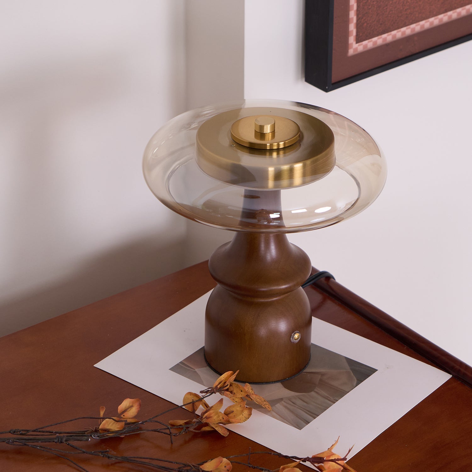 Moro Retro Wood Table Lamp