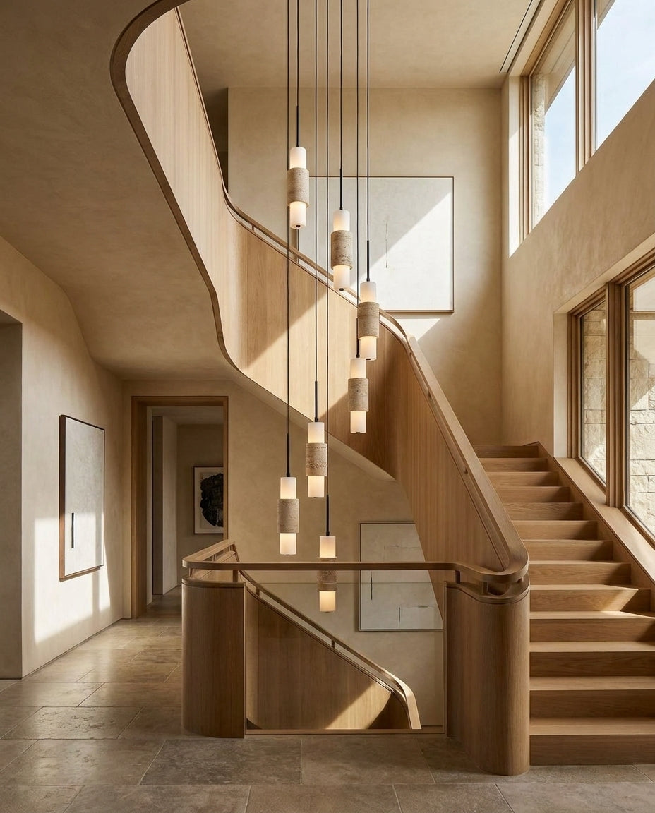 Yarrowcombe Travertine Chandelier