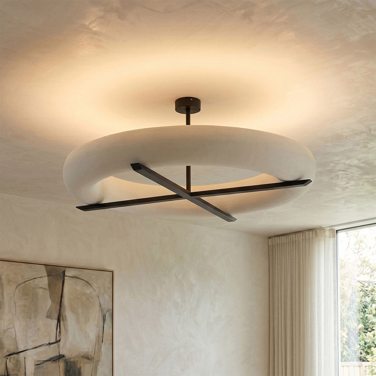 Wexford Geometric Flush Mount Chandelier