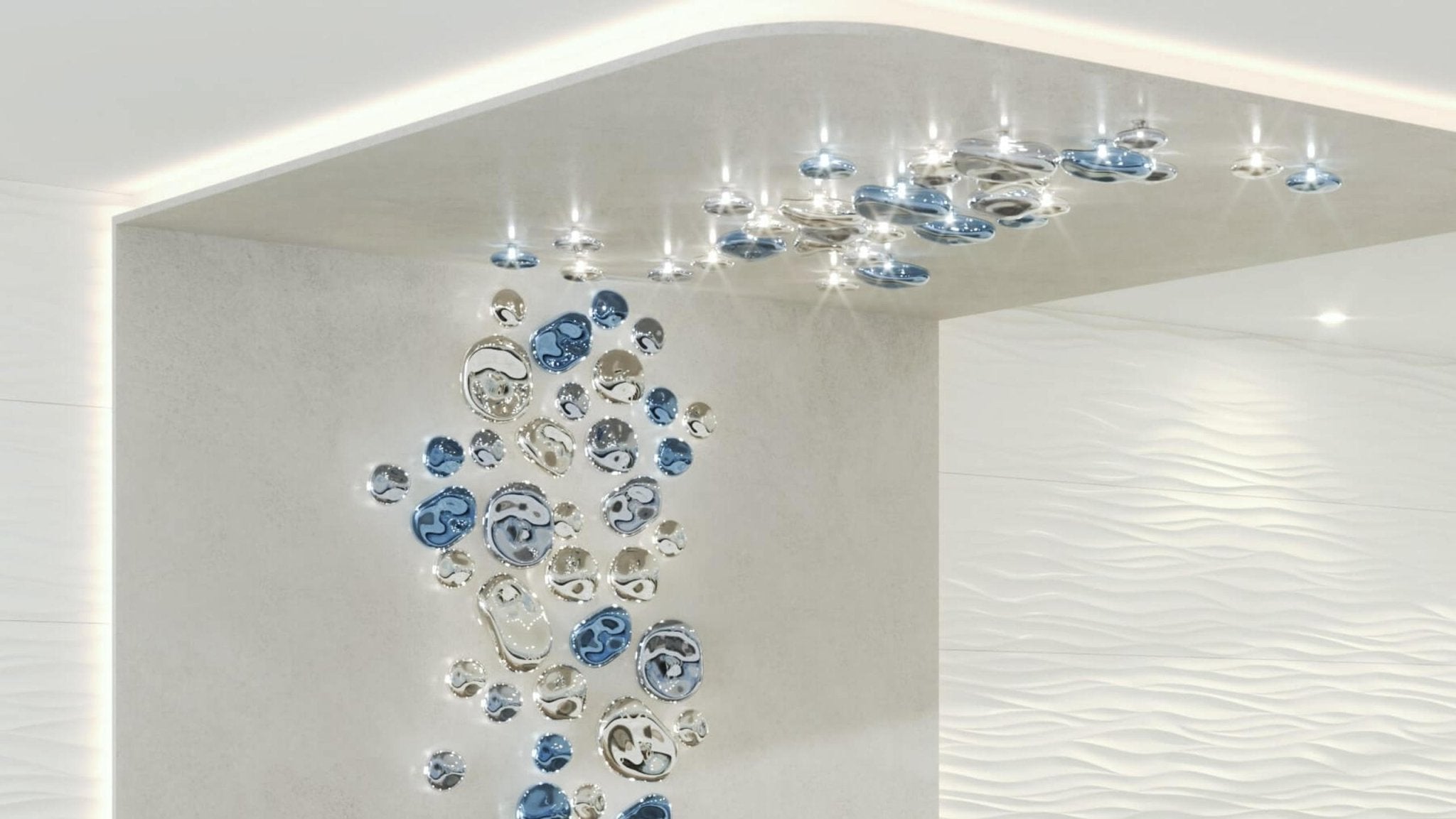 Nyzoris Bubble Glass Wall Light