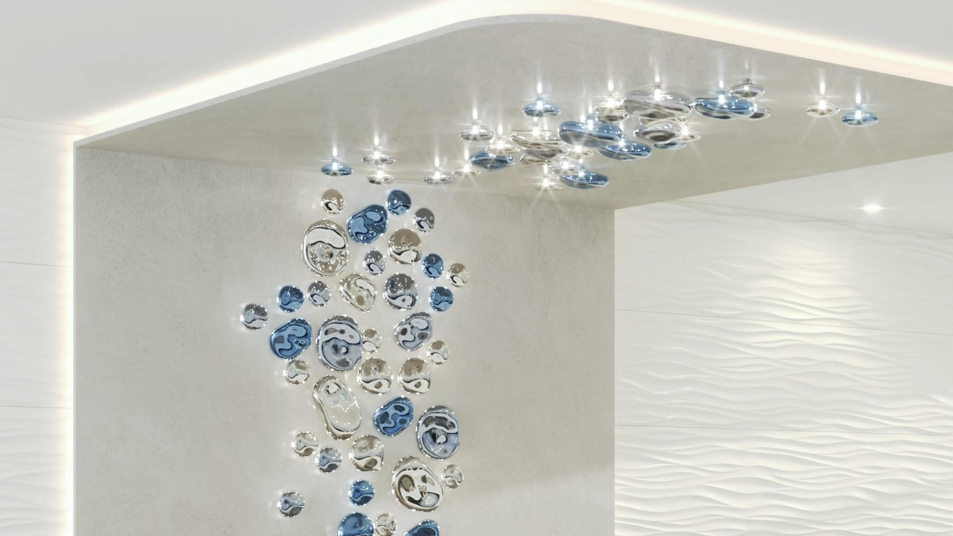 Nyzoris Bubble Glass Wall Light
