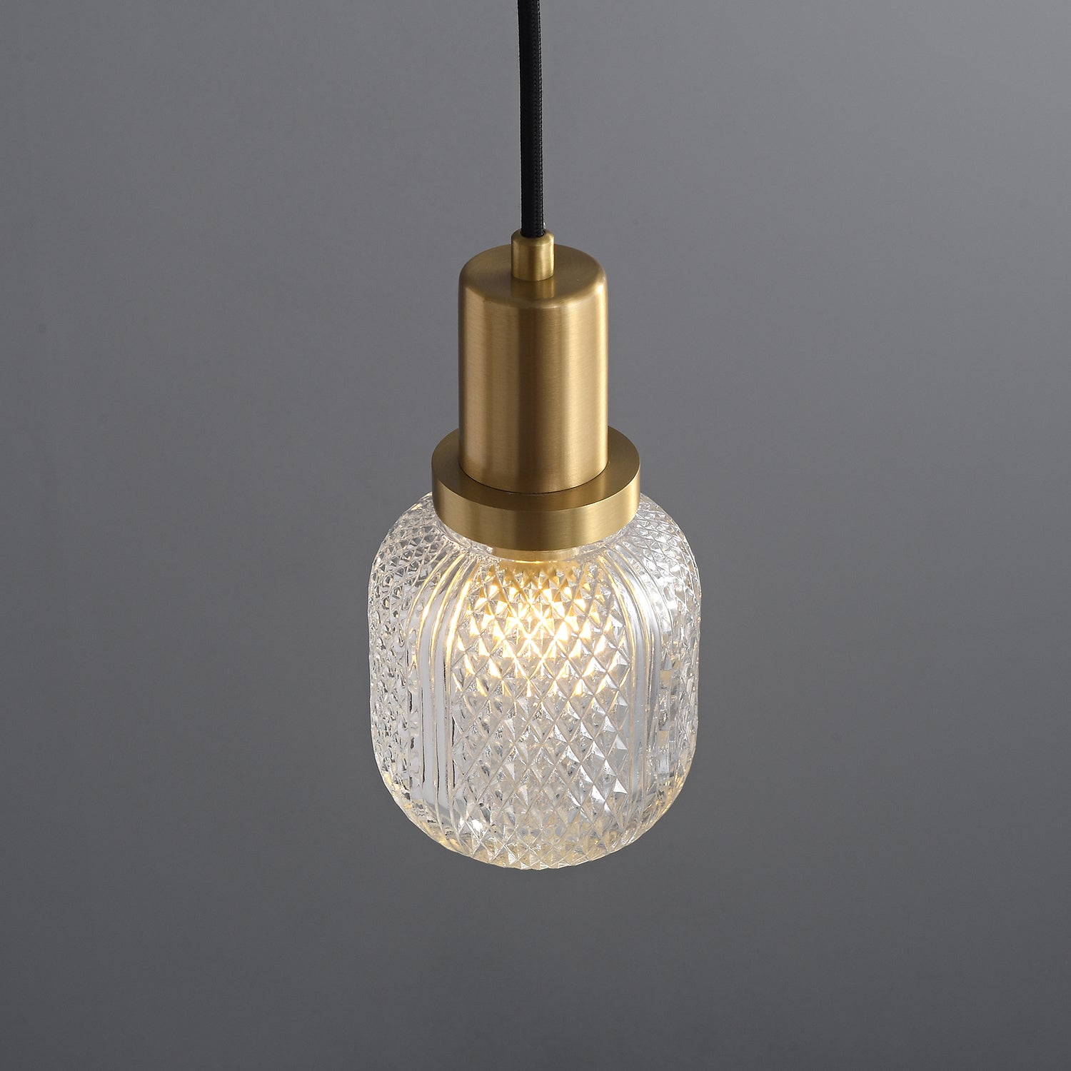 Cacarir Premium Nordic Art Brass Glass Pendant Lamp
