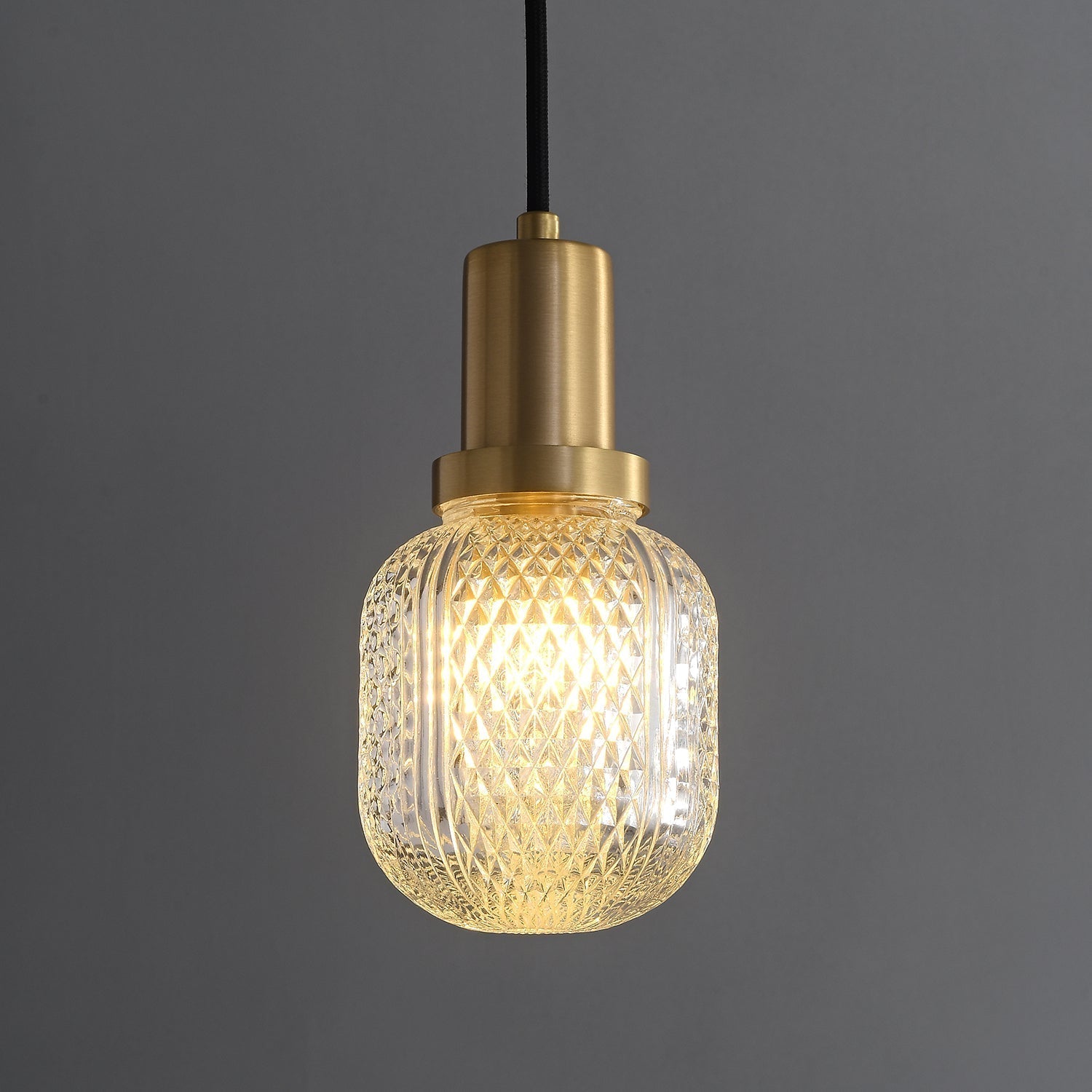 Cacarir Premium Nordic Art Brass Glass Pendant Lamp