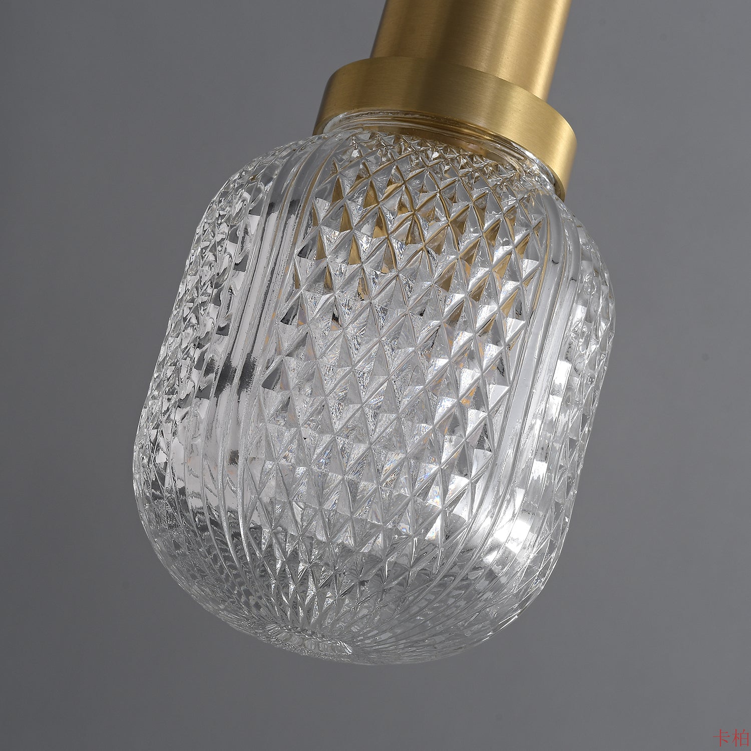 Cacarir Premium Nordic Art Brass Glass Pendant Lamp
