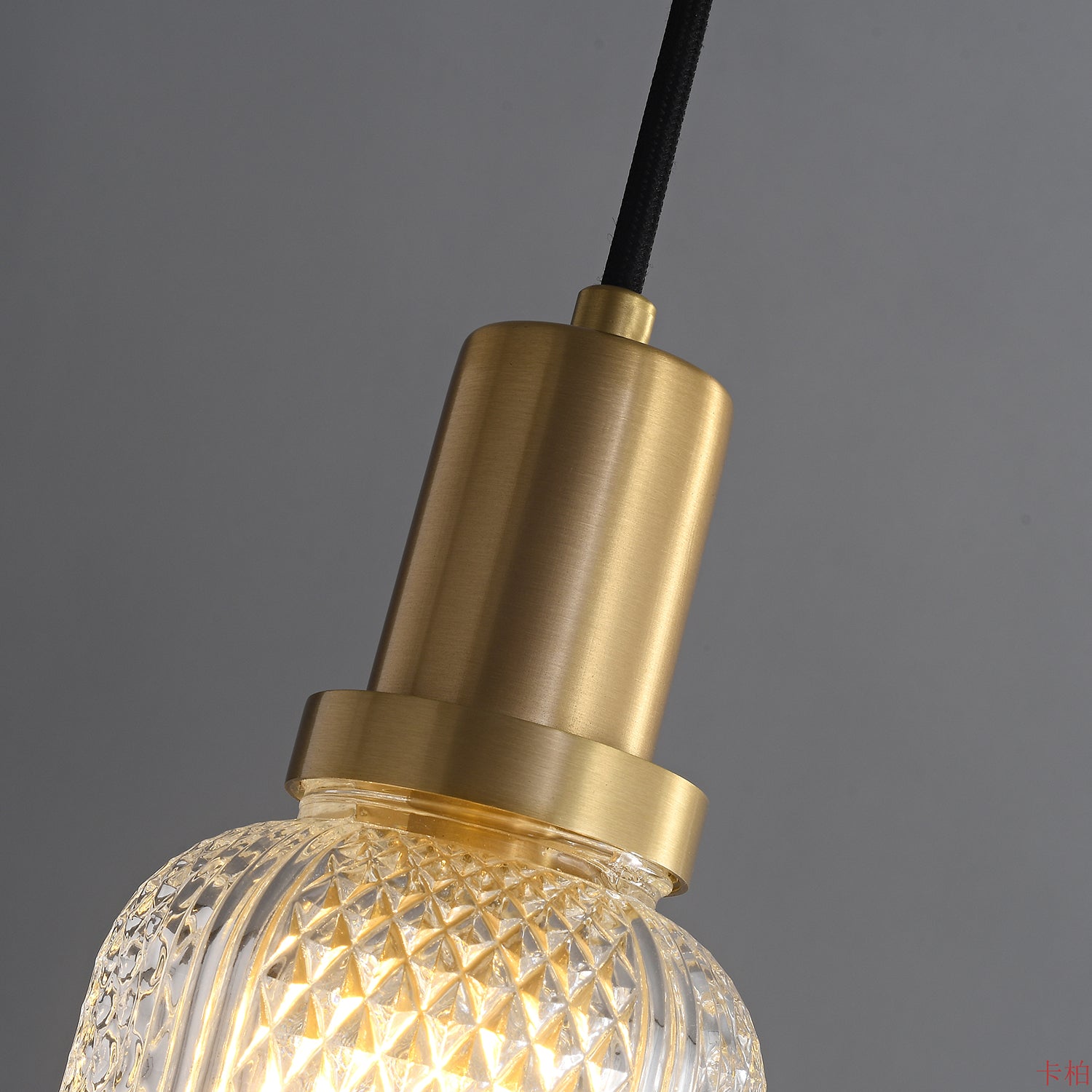 Cacarir Premium Nordic Art Brass Glass Pendant Lamp