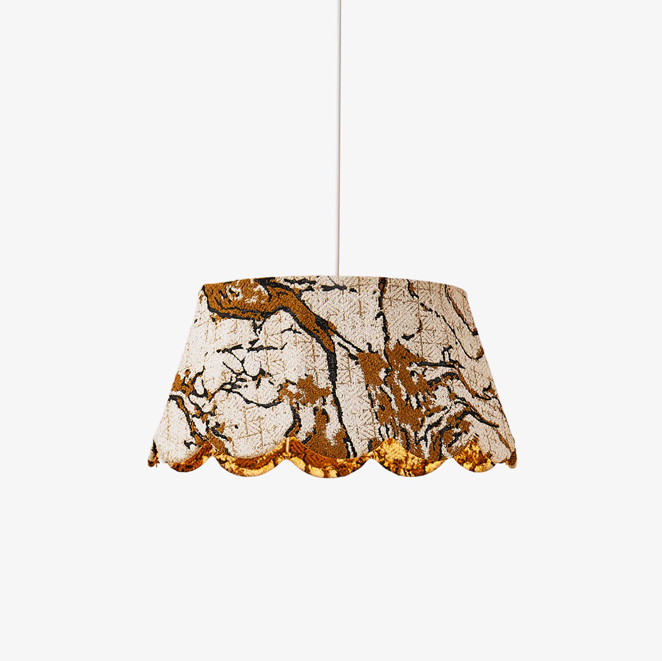 Vavenia Creativity Scallop Fabric Pendant Light