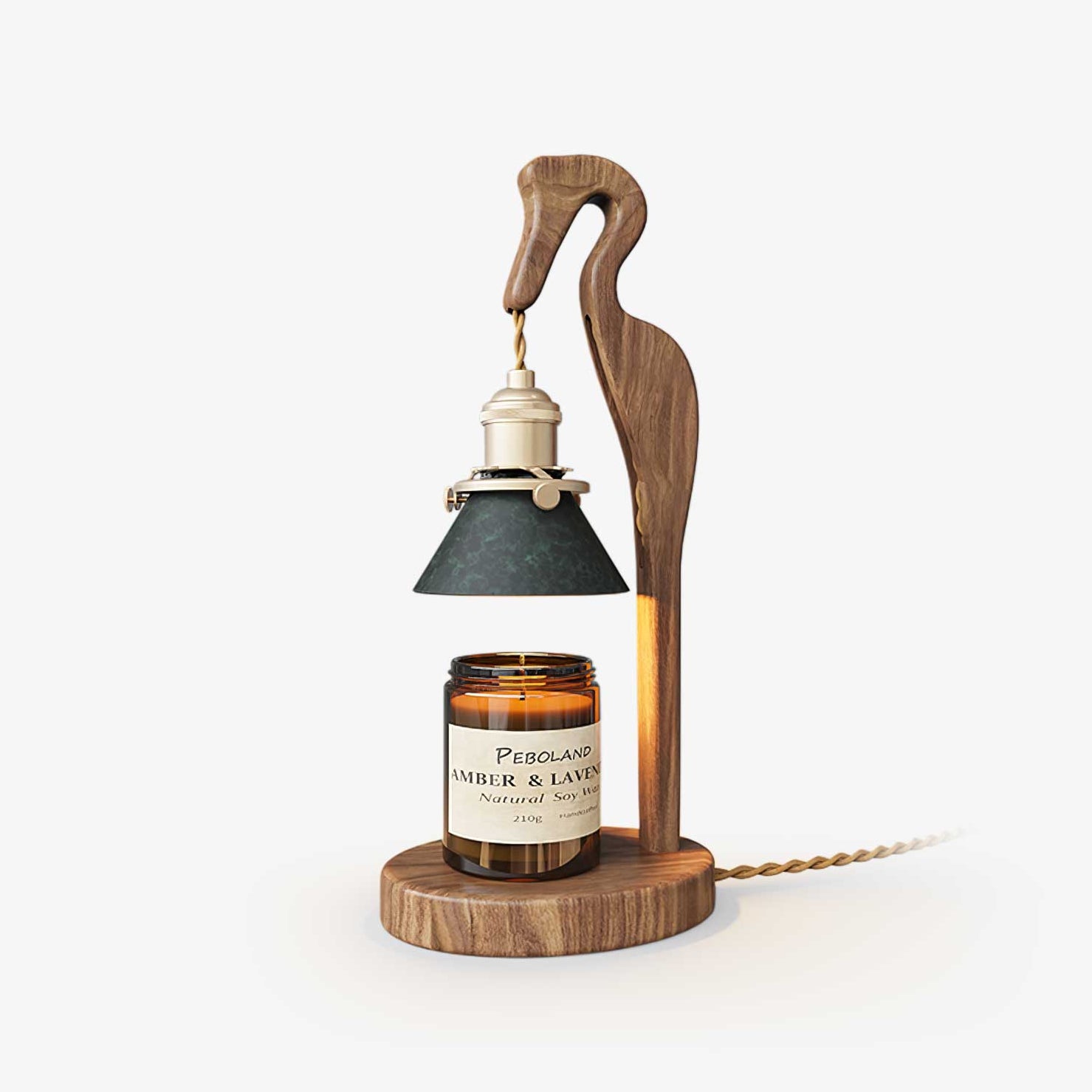 Cyn Wood Artistic Table Lamp