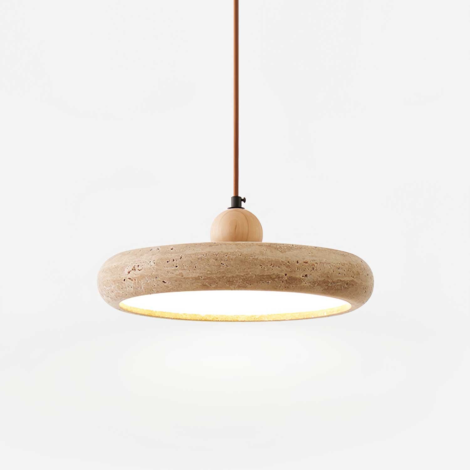 Noraraine Minimalist Travertine Pendant Light