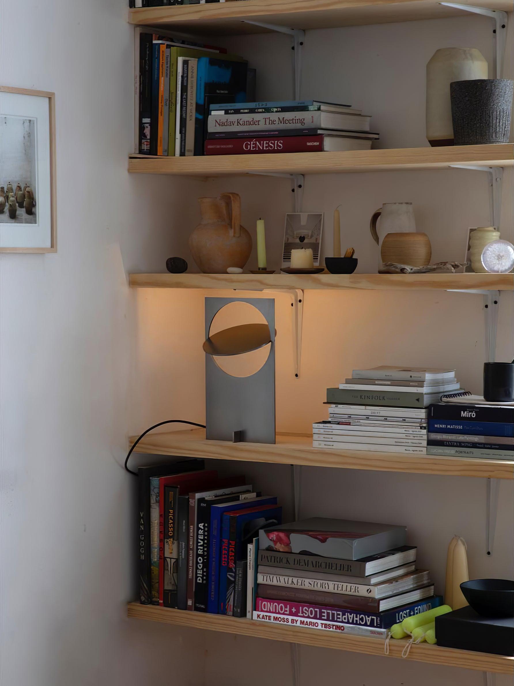 Sixor Steel Futuristic Table Lamp