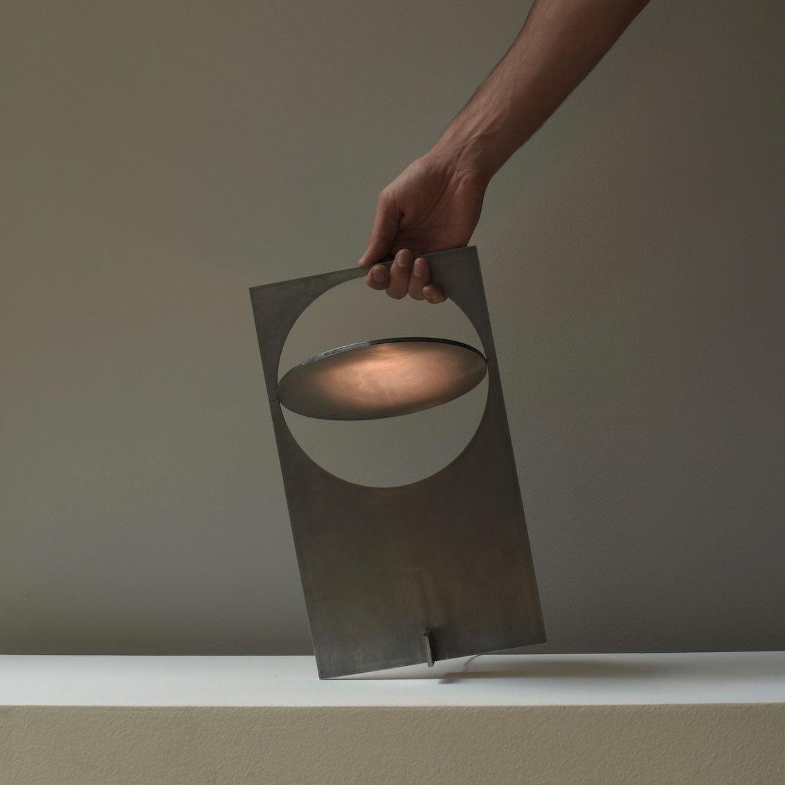 Terieriella Rotating Disc Table Lamp