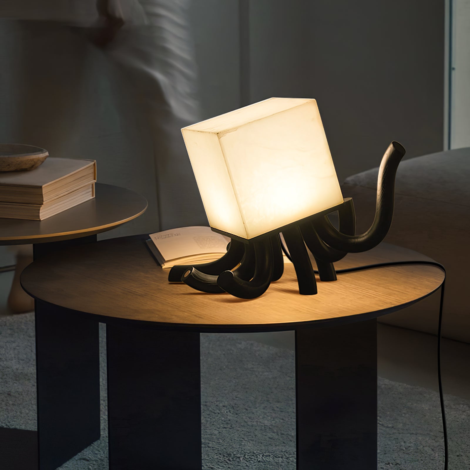 Dravk Tentacle Alabaster Table Lamp