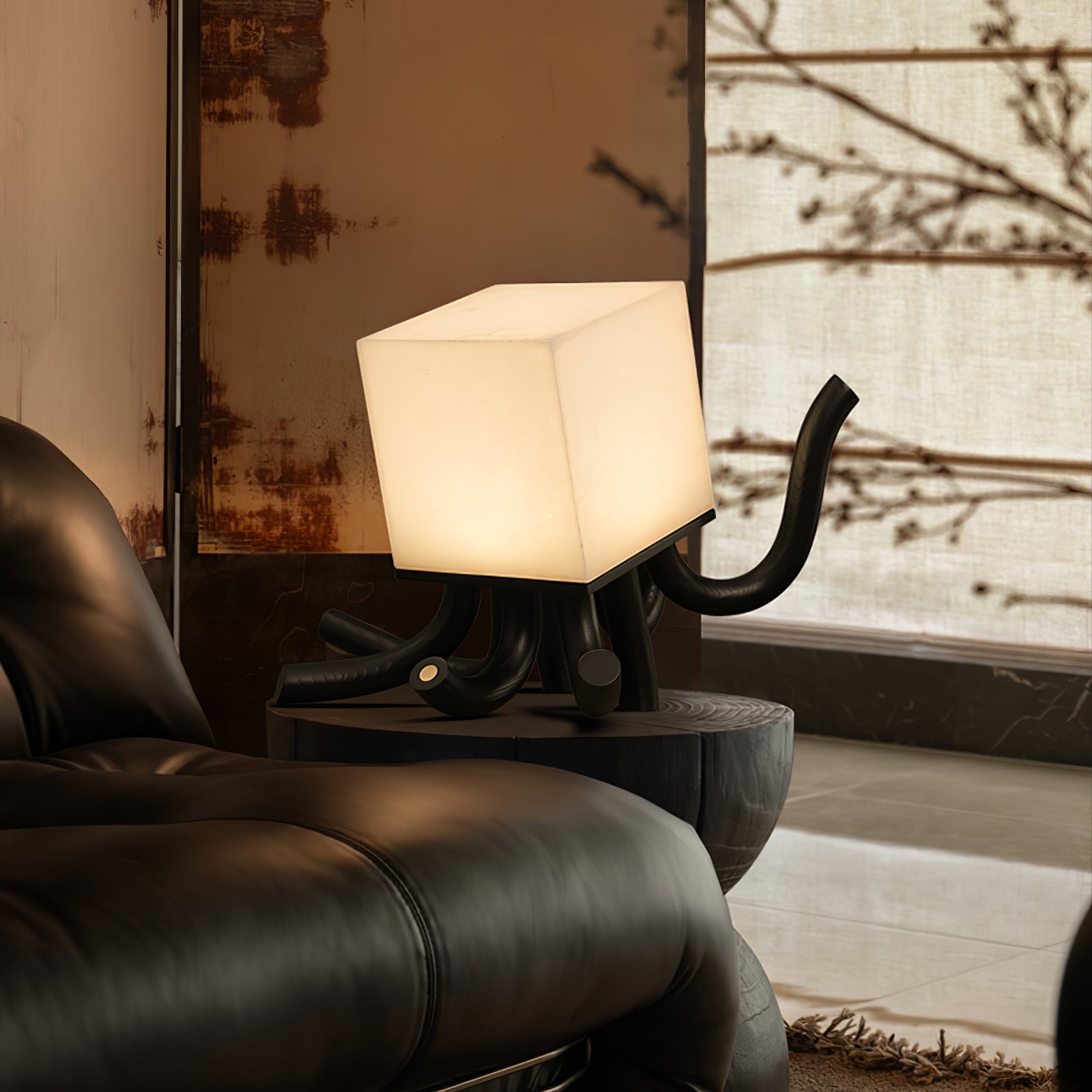Dravk Tentacle Alabaster Table Lamp