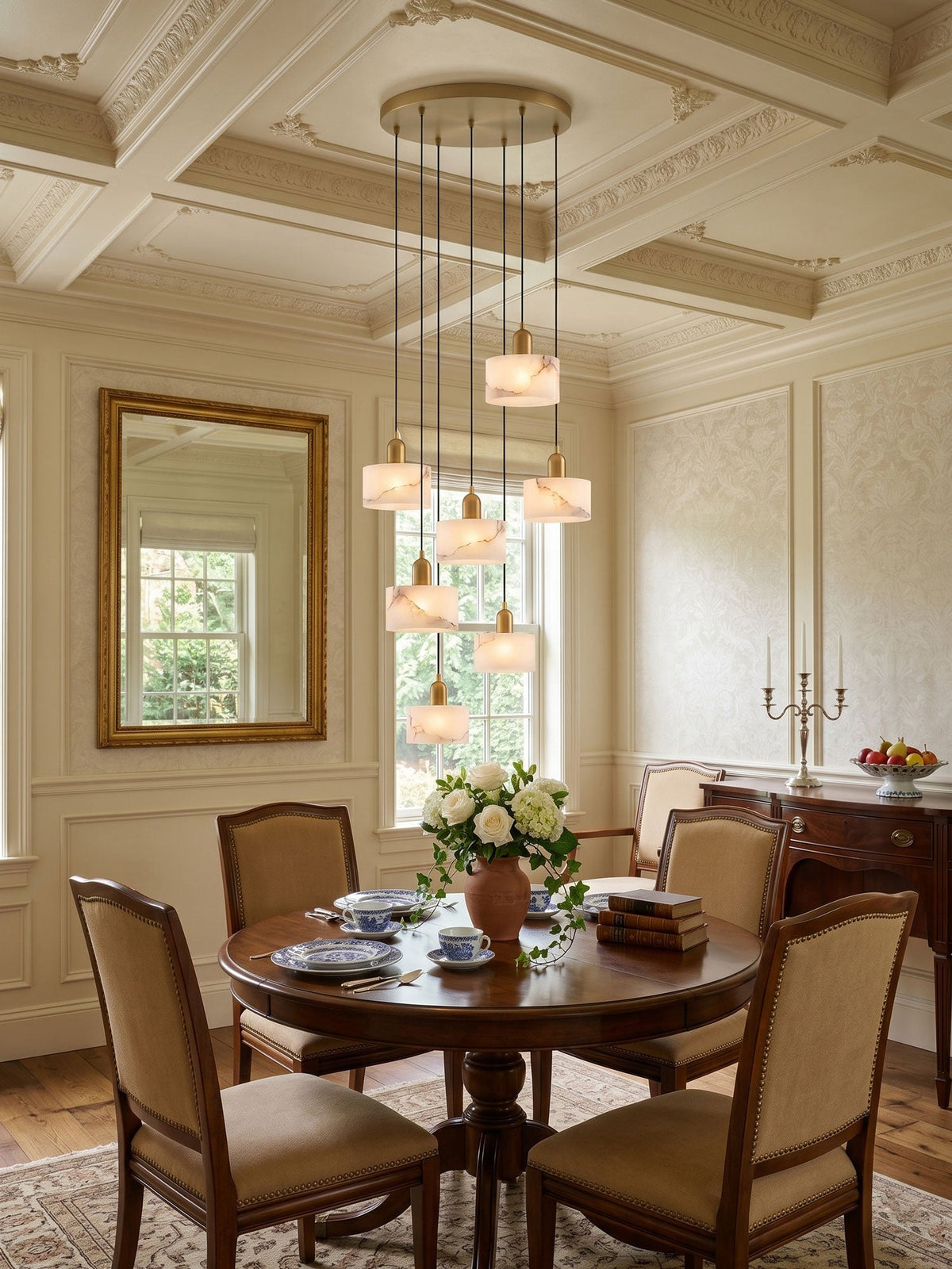 Fjara Alabaster Pendant Light