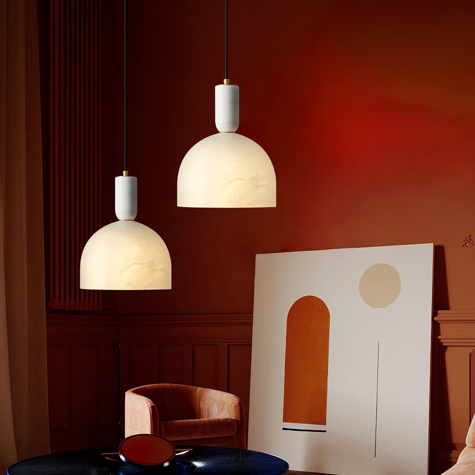 Ulcaris Alabaster Pendnat Light