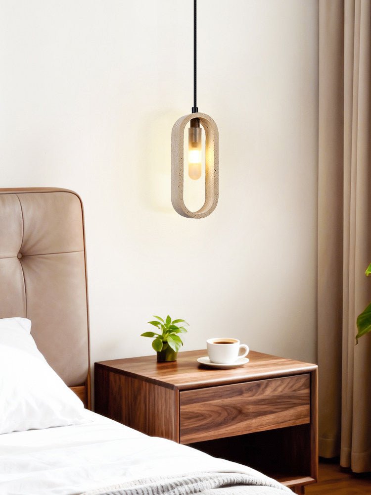 Seraelle Travertine Pendant Light