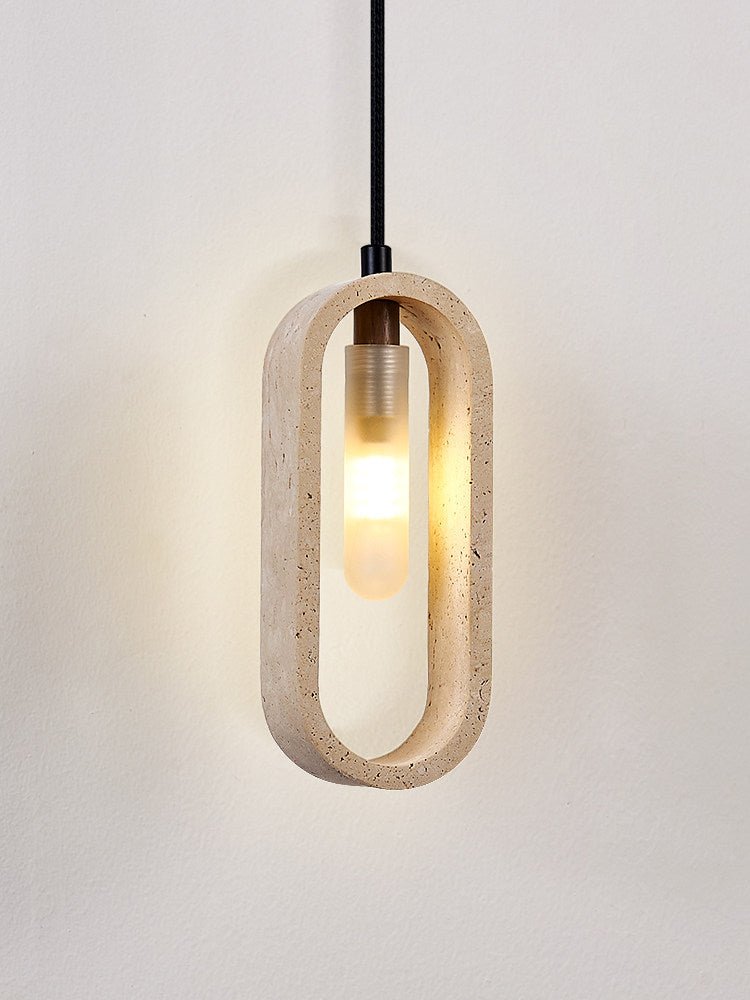Seraelle Travertine Pendant Light