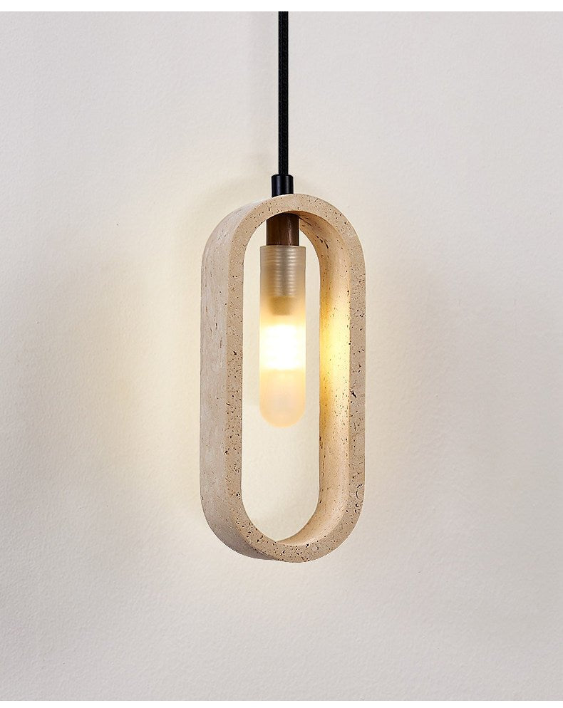 Seraelle Travertine Pendant Light