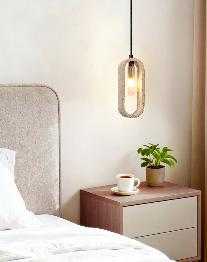 Seraelle Travertine Pendant Light