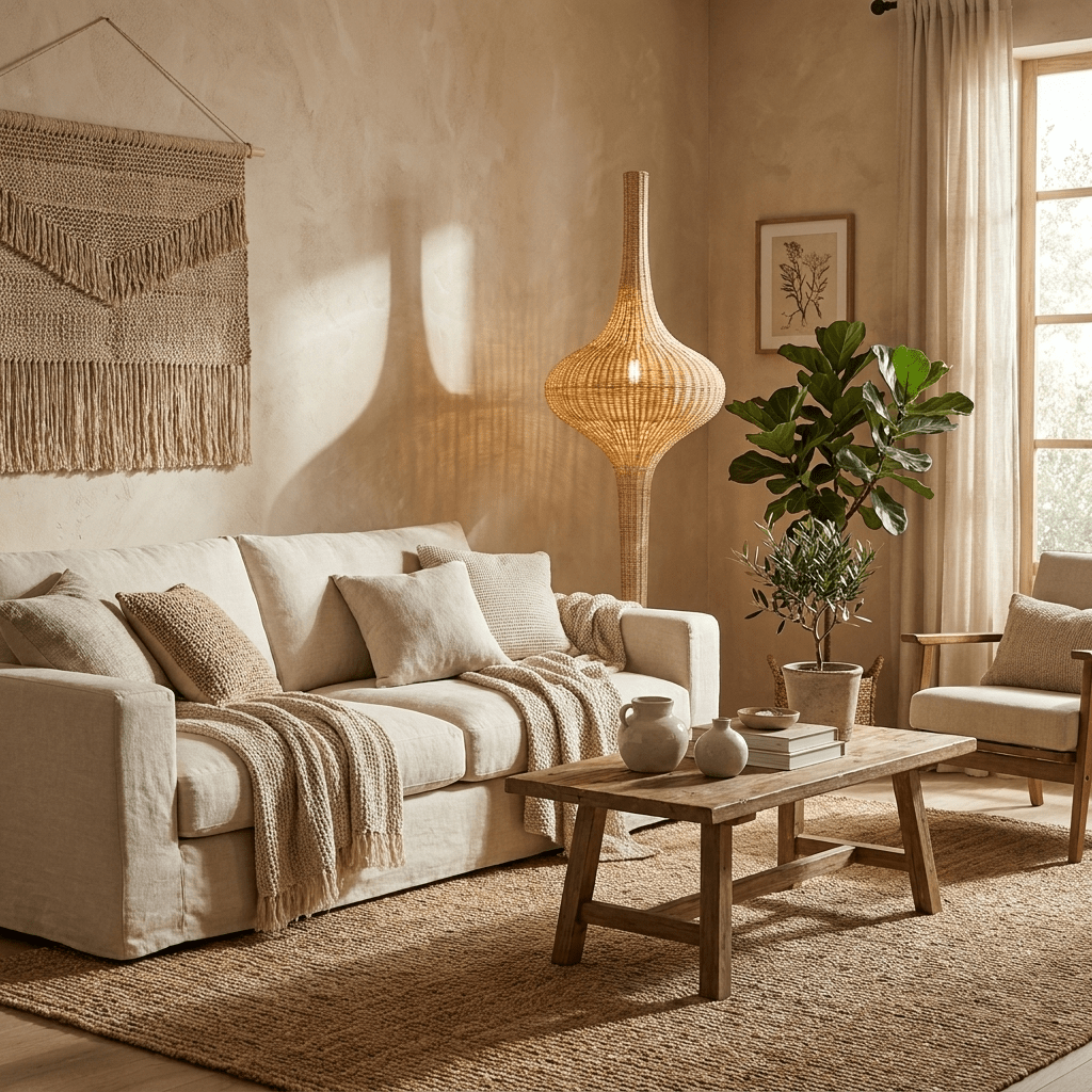 Onion Rattan Floor Lamp