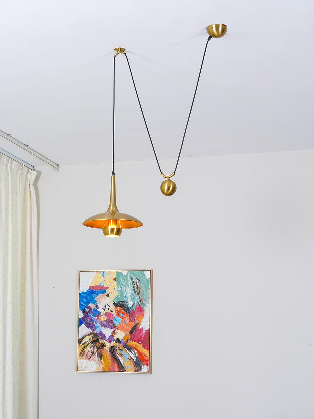 Virainenne Pendant Lamp Adjustable for Living Room