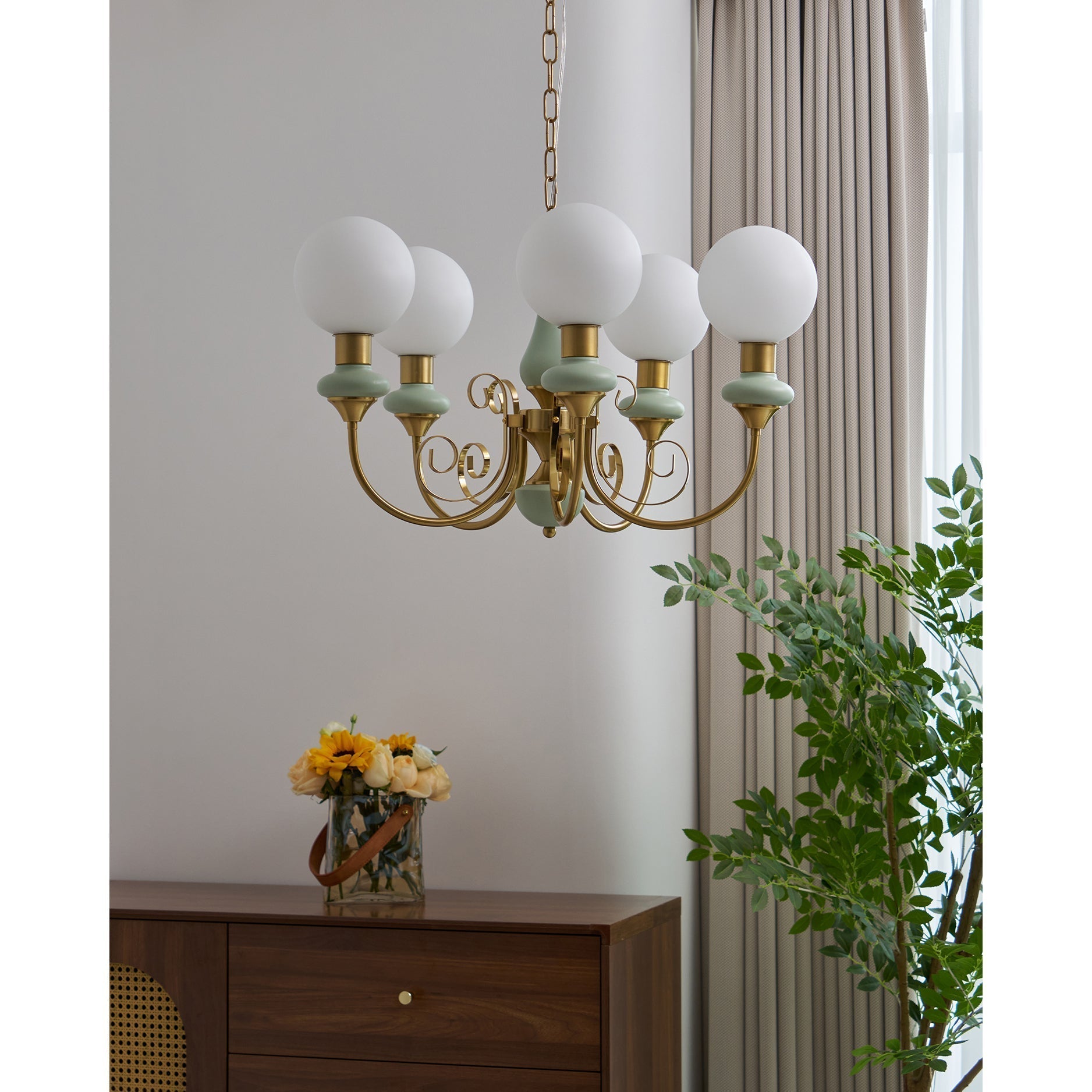 Evsolia Glass Chandelier