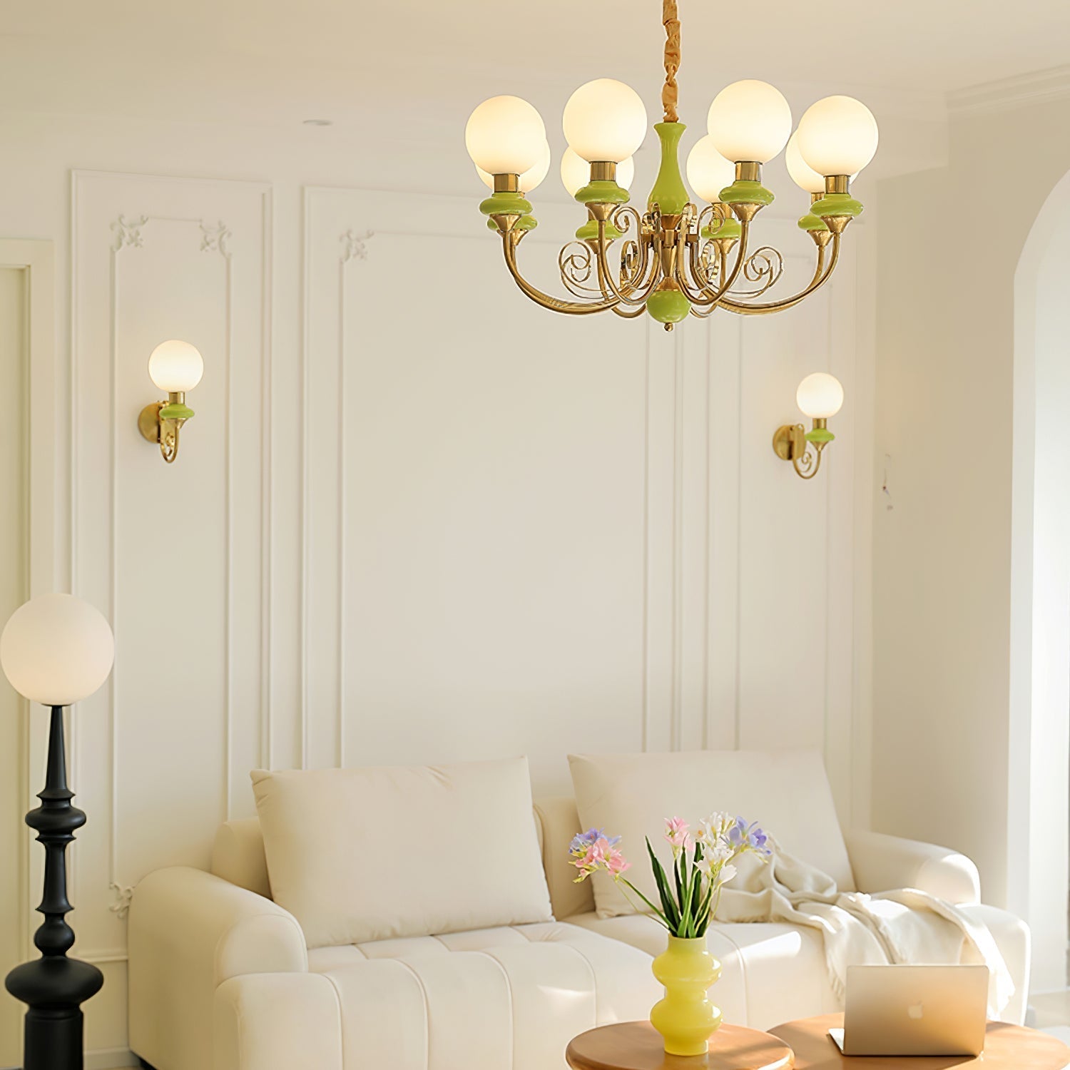 Bela Premium Nordic Art Glass Wall Lamp