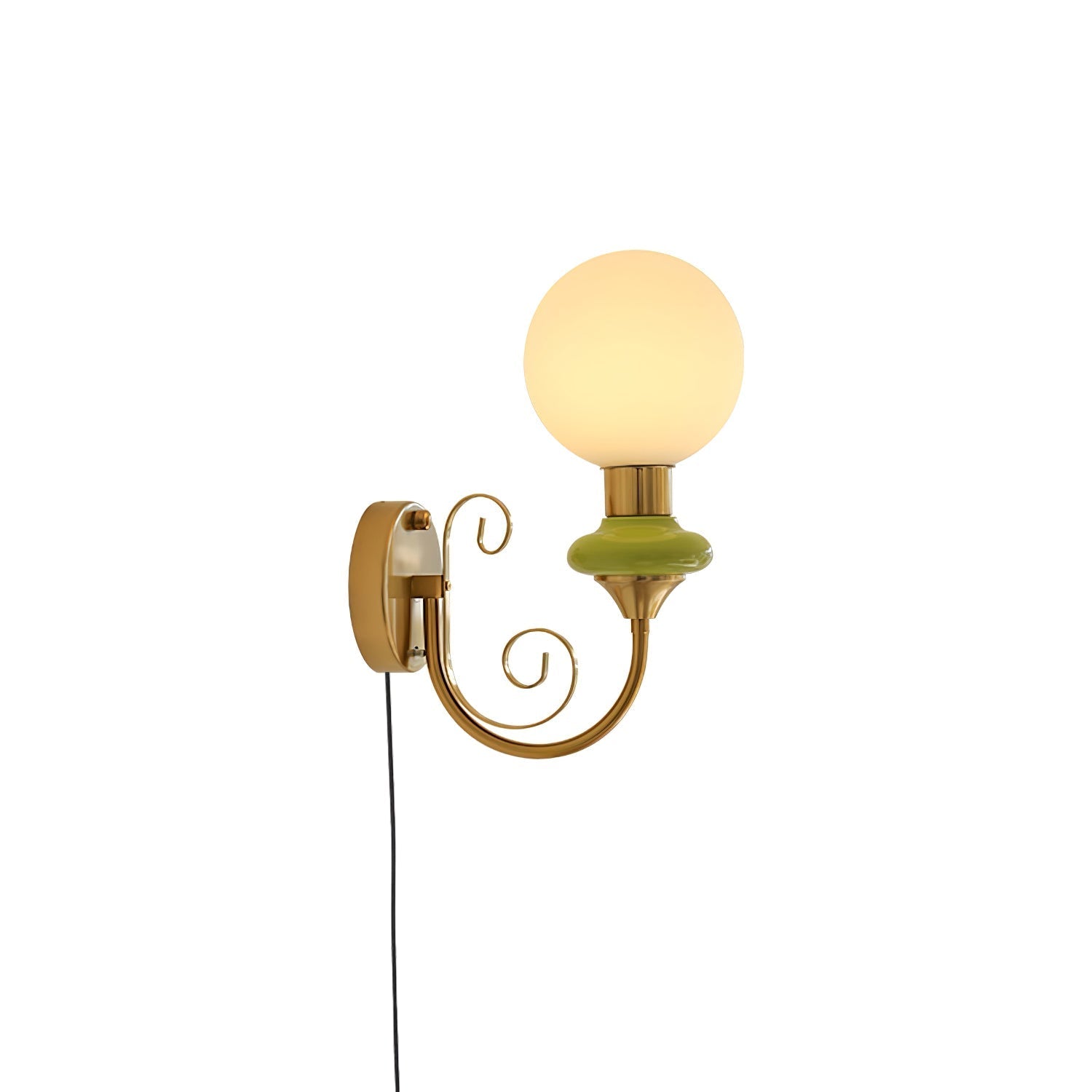 Whirl Chic Plug-in Wall Lamp
