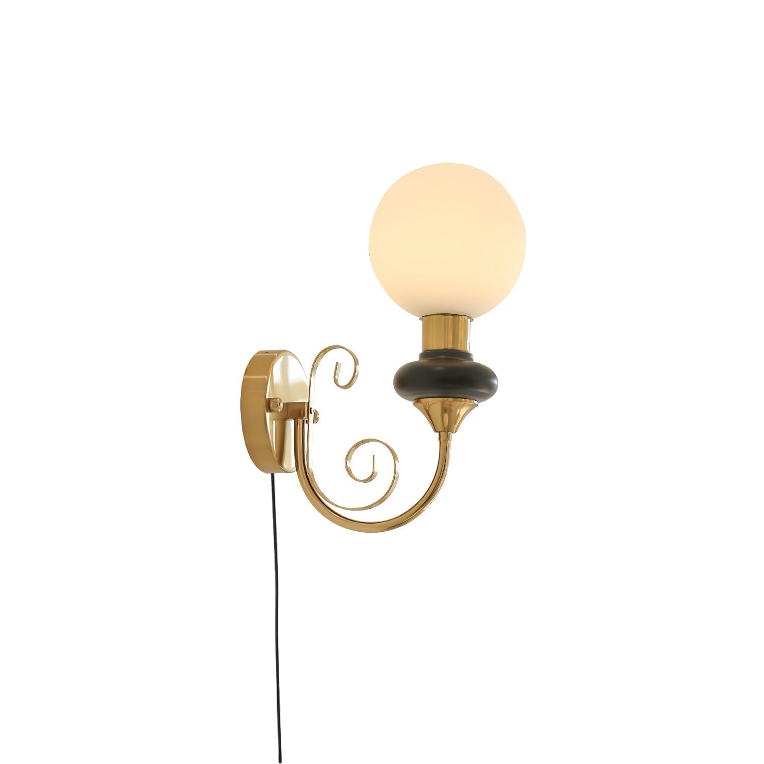 Whirl Chic Plug-in Wall Lamp