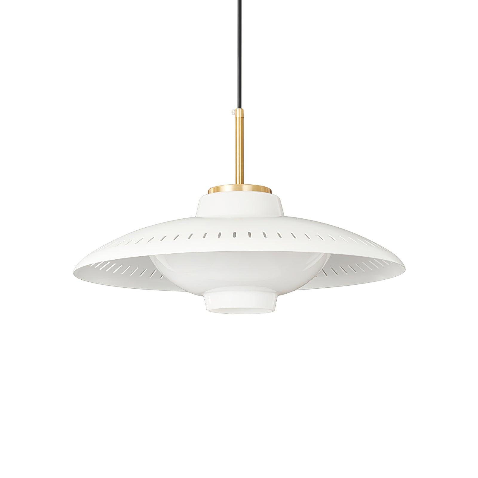 Evelo Pendant Lamp Opal Glass Wide Shade Classic