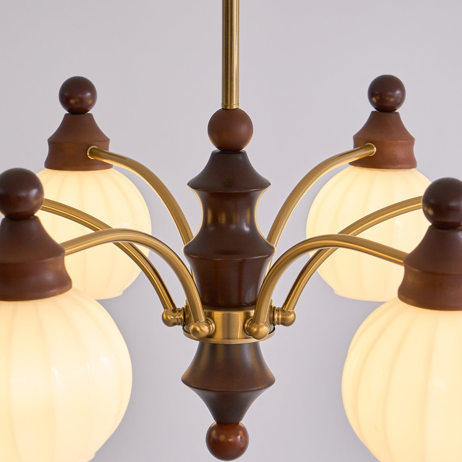Jago Chandelier Blossom with Glass Shades