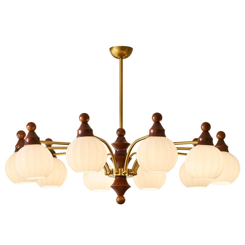 Jago Chandelier Blossom with Glass Shades