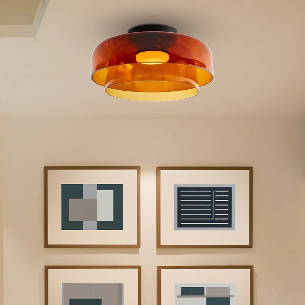 Valentina Modern Simple Creative Glass Flush Mount Ceiling Light
