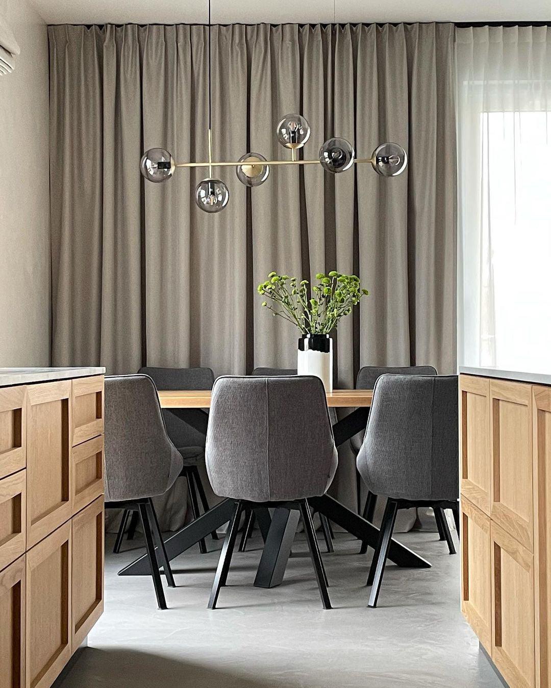 Yorvin Pendant Lamp Orb Brass Glass for Living Room
