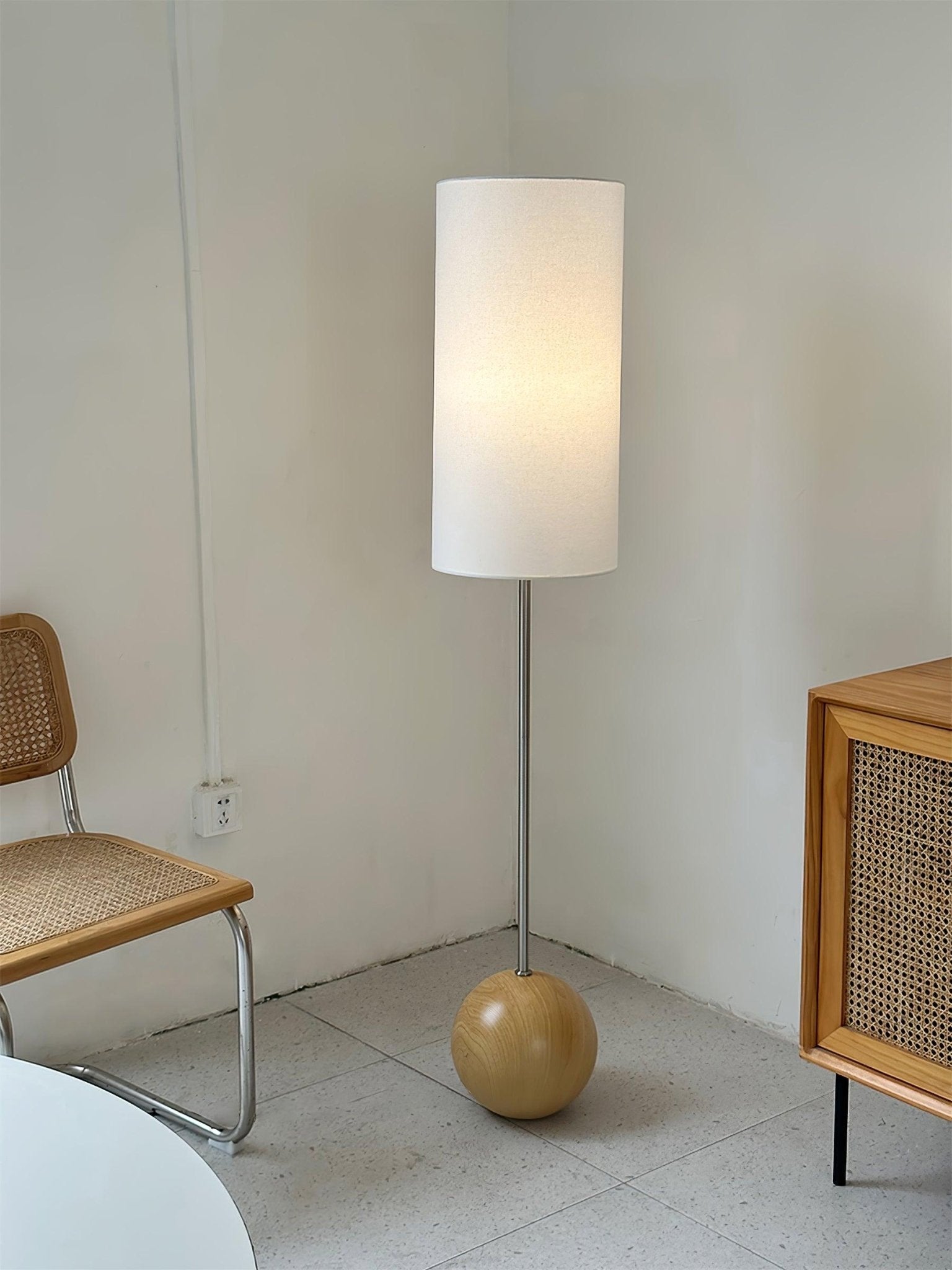 Cephaor Modern Fabric Floor Lamp