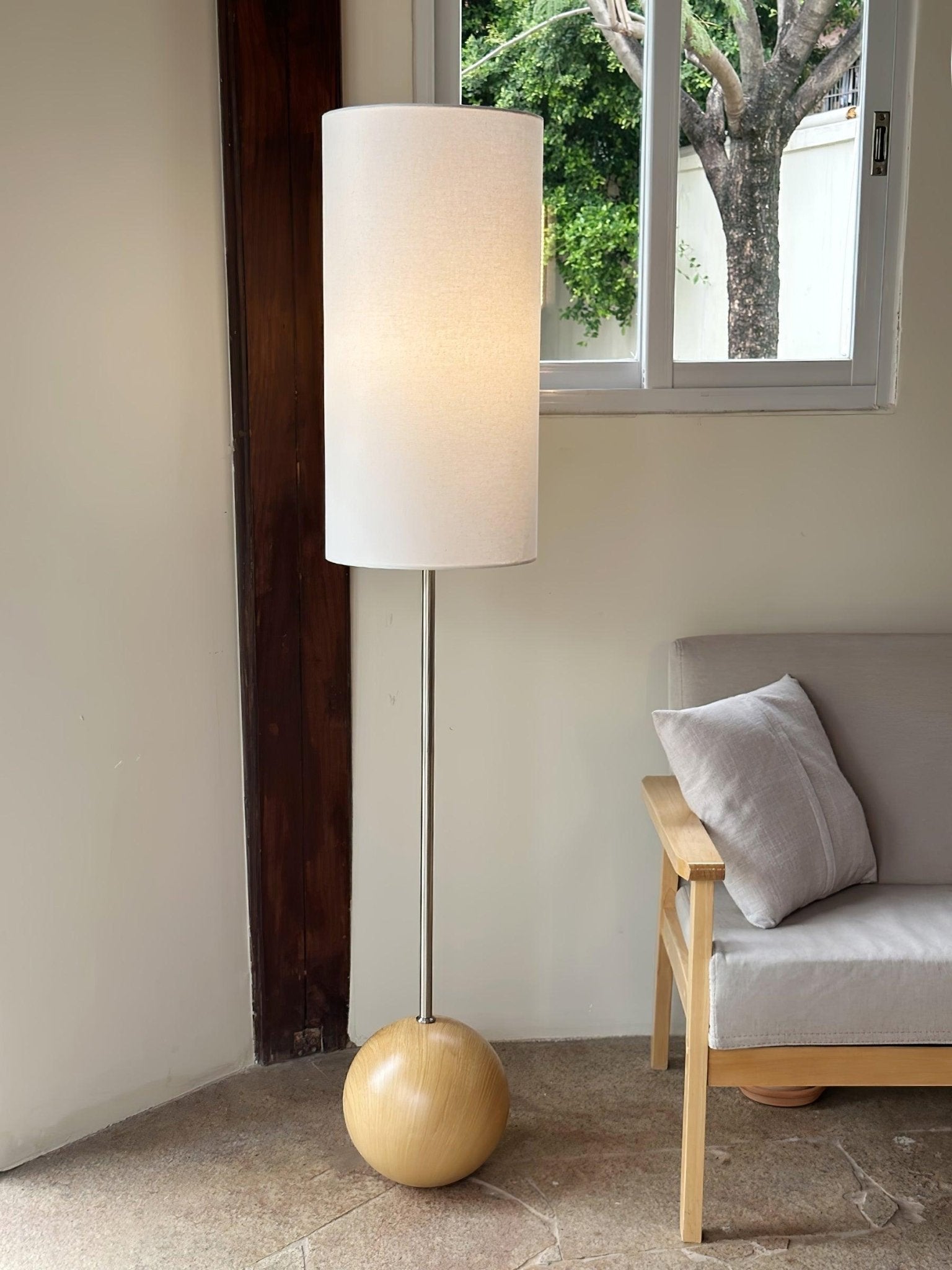 Cephaor Modern Fabric Floor Lamp