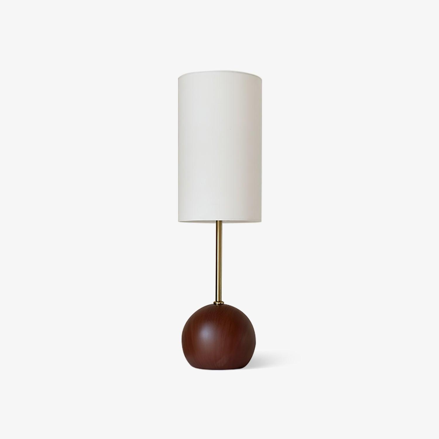 Sylivira Wooden Sphere Table Lamp