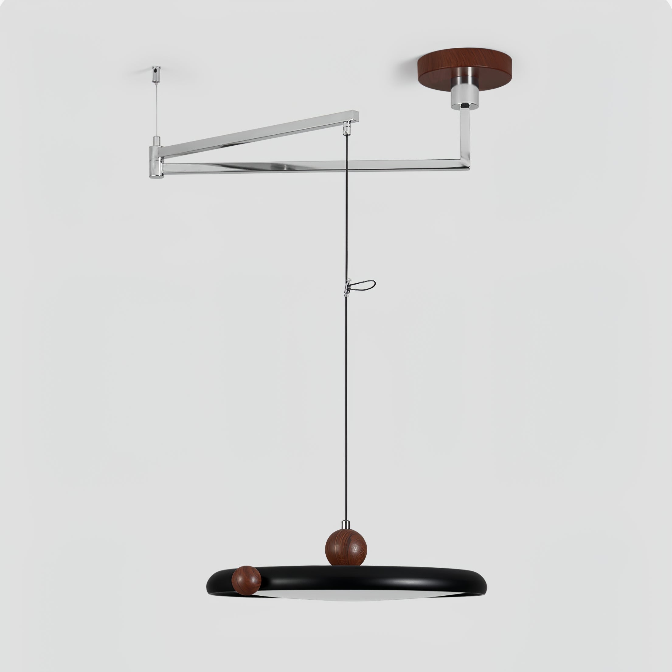 Ruby Line Swing Arm Pendant Lamp