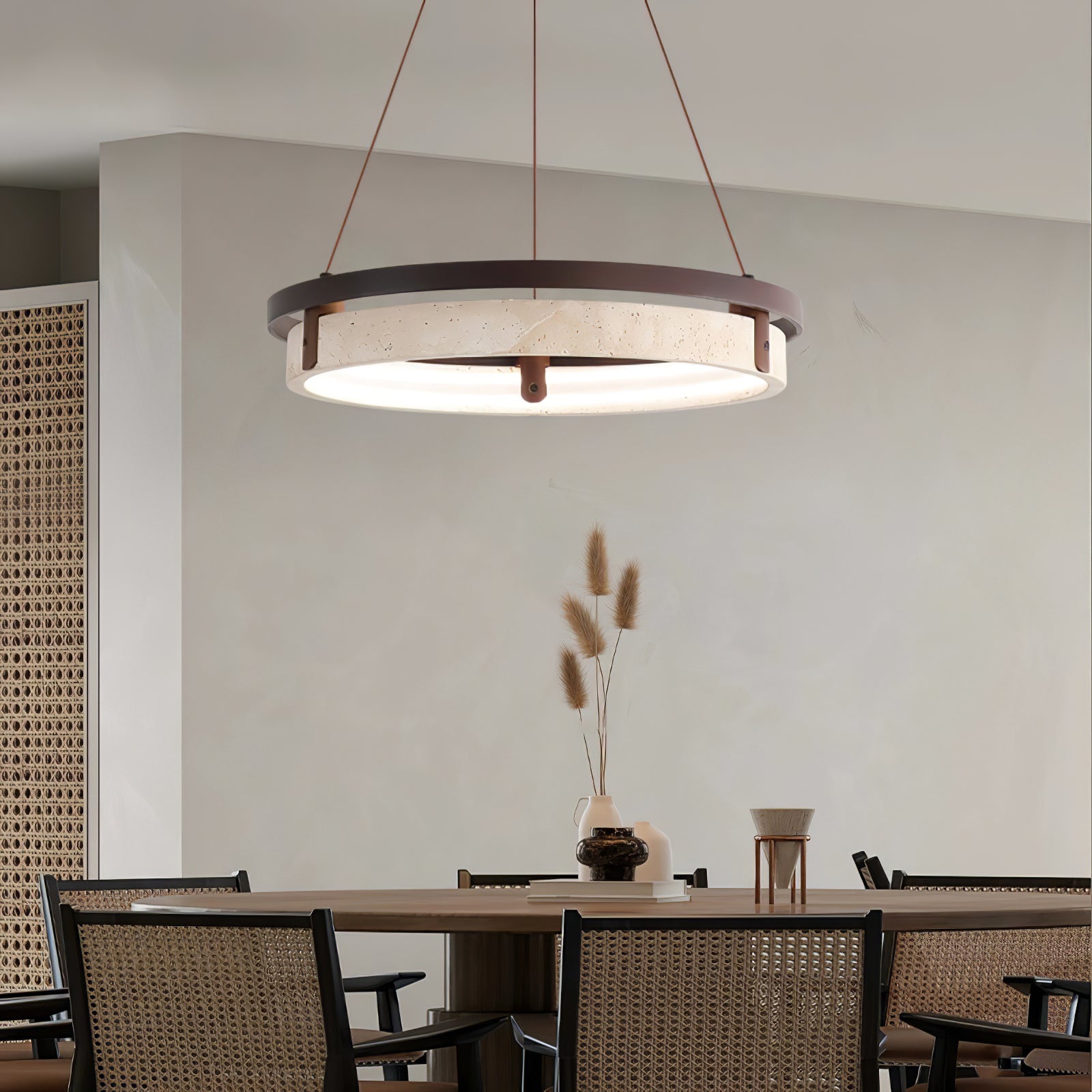 Veraearae Travertine Pendant Light