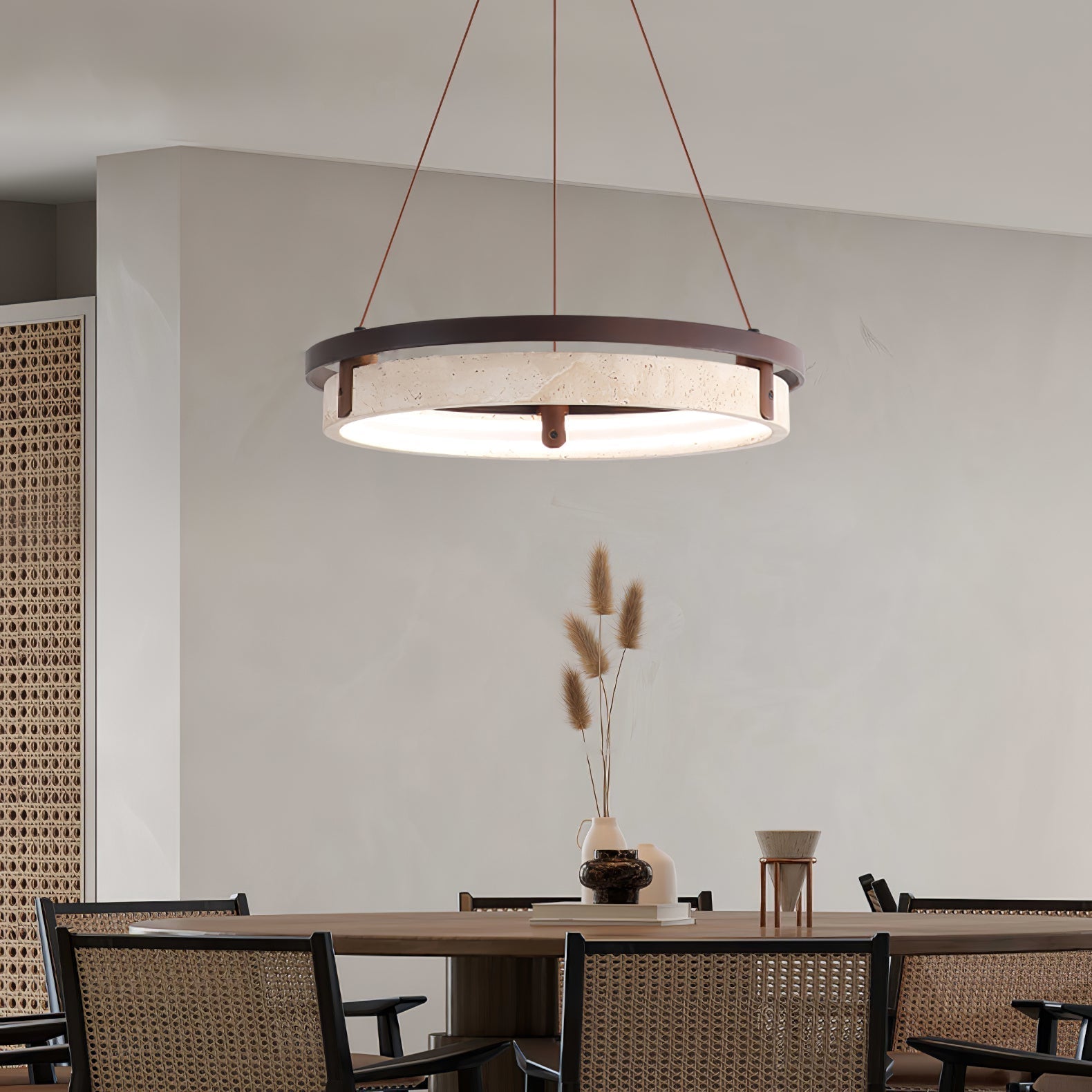 Veraearae Travertine Pendant Light