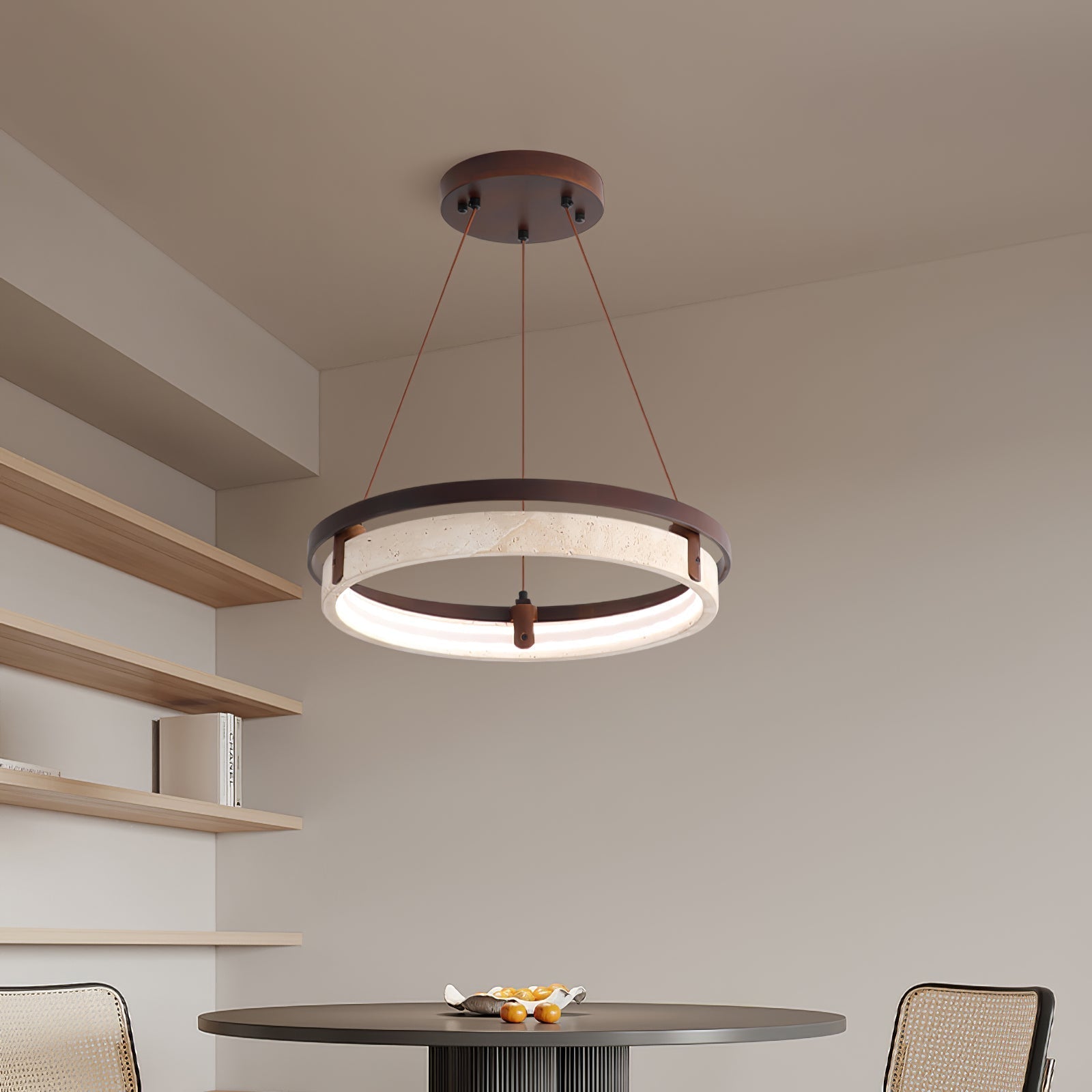 Veraearae Travertine Pendant Light