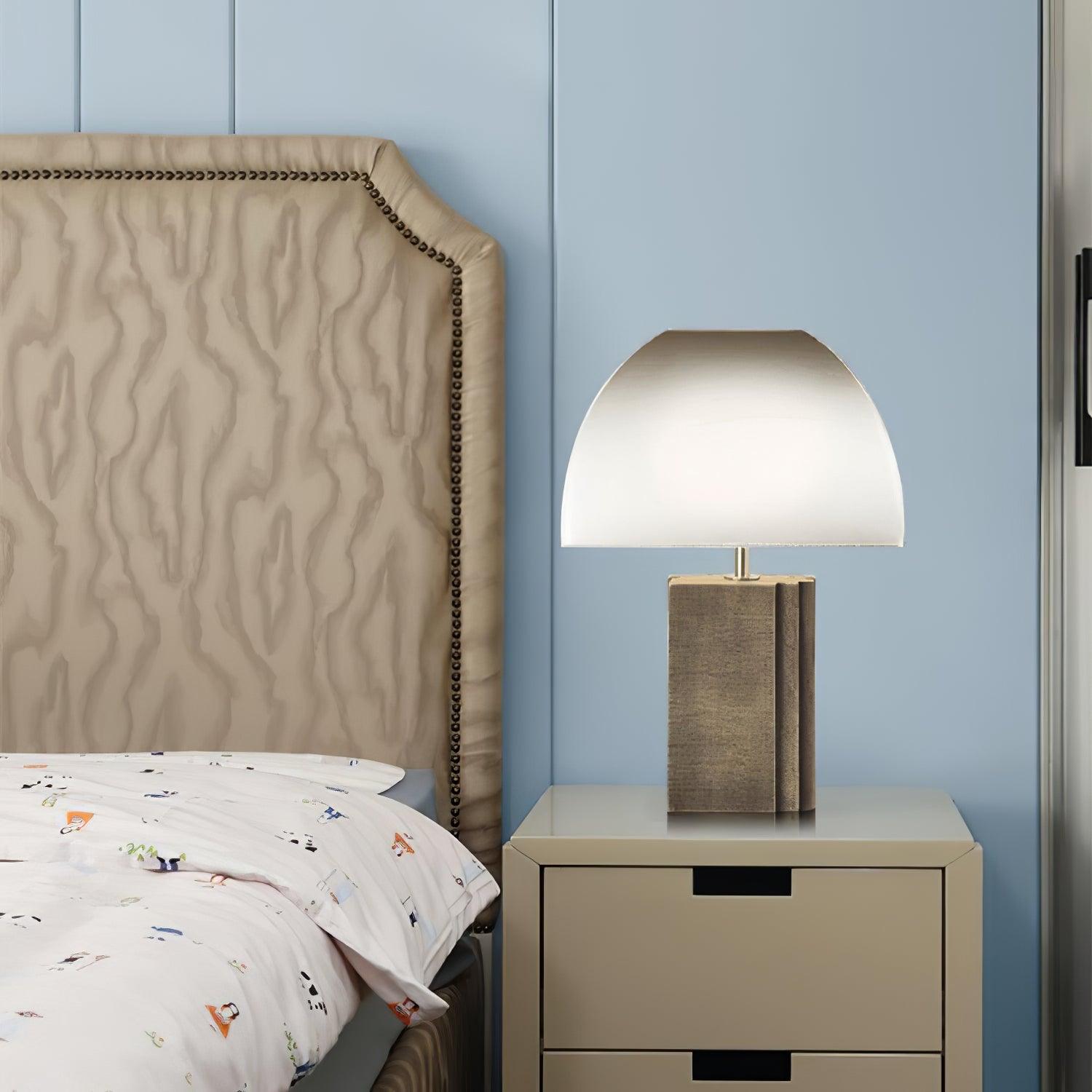 Cylo Minimalist Resin Table Lamp