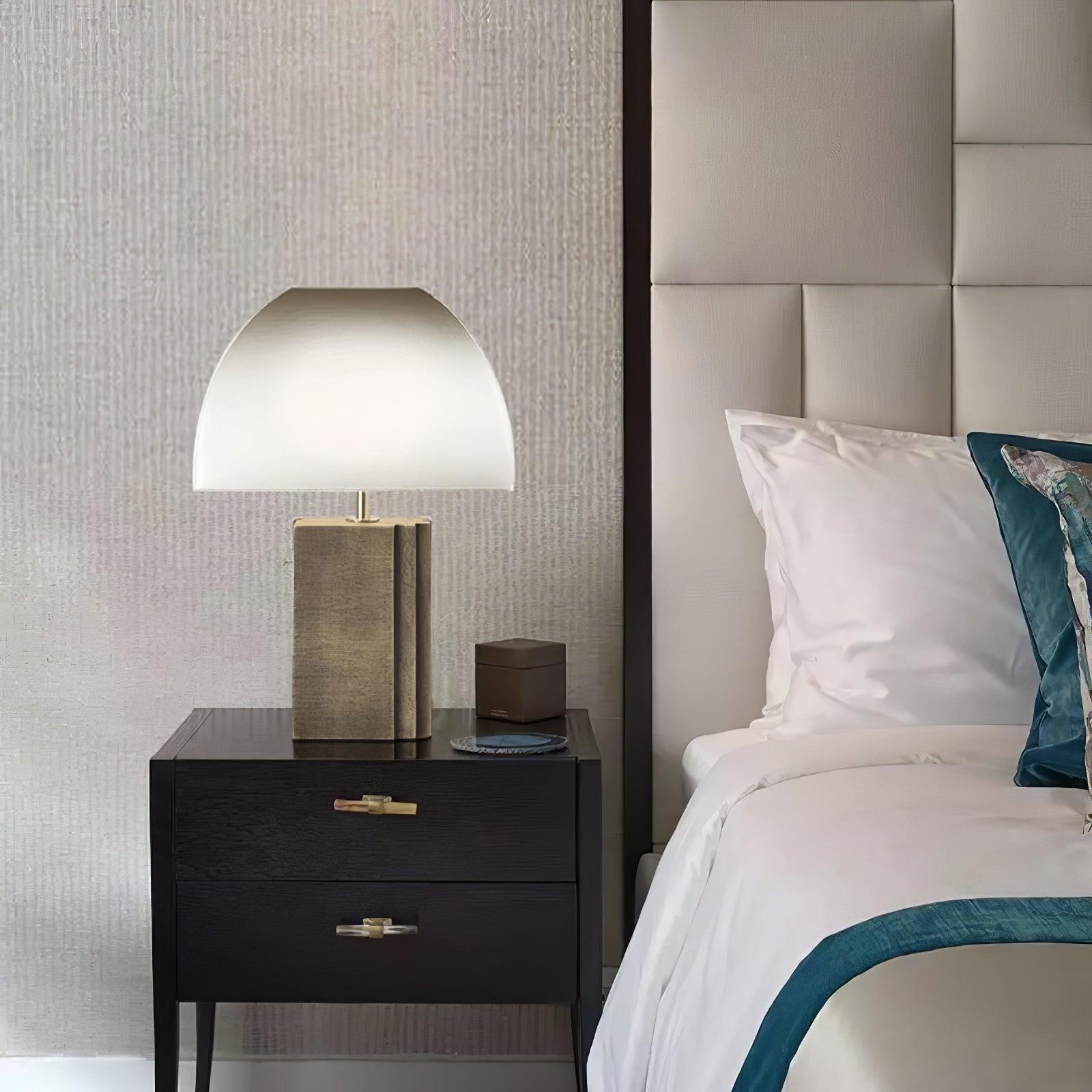 Cylo Minimalist Resin Table Lamp