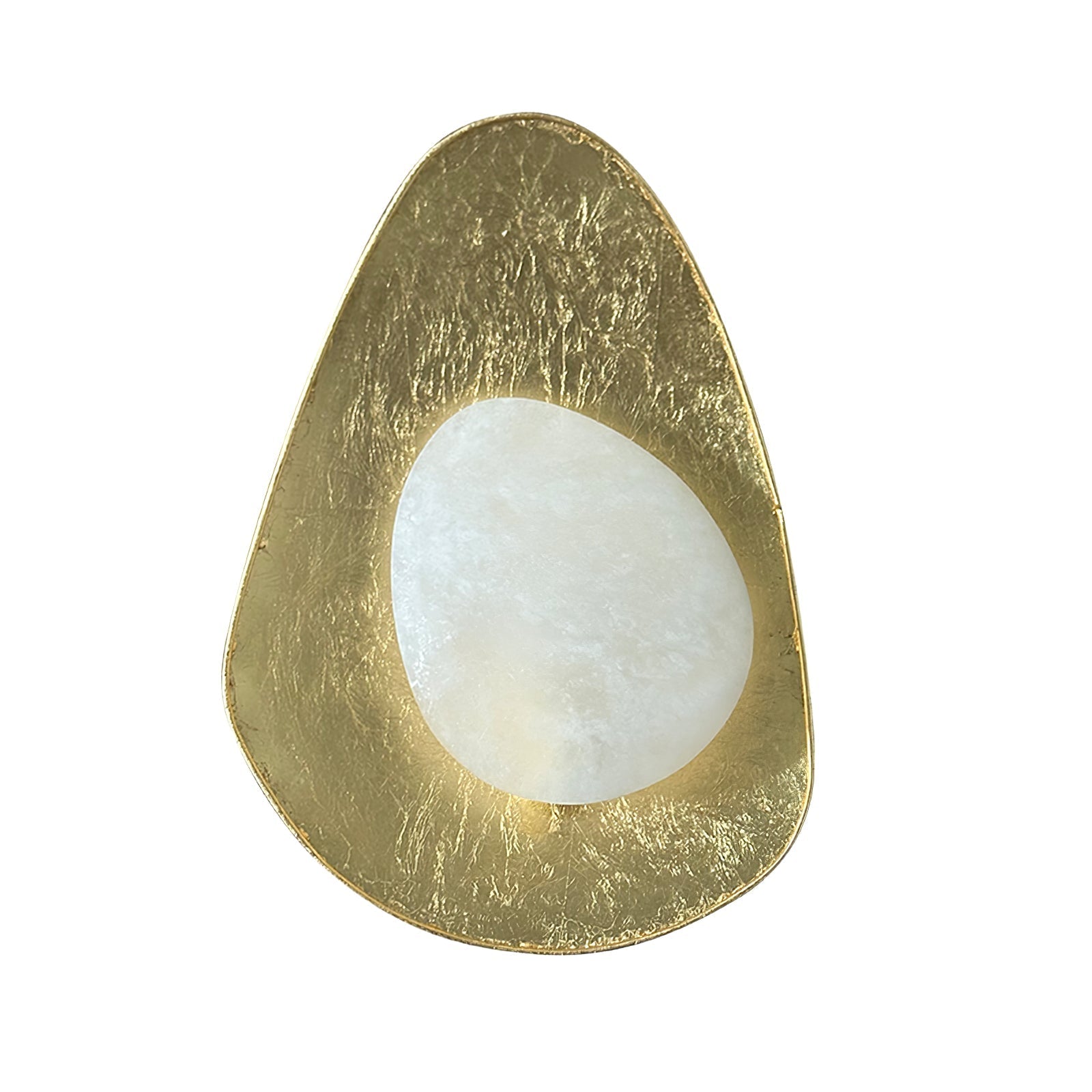 Tenbryn Organic Gilded Pebble Alabaster Sconce