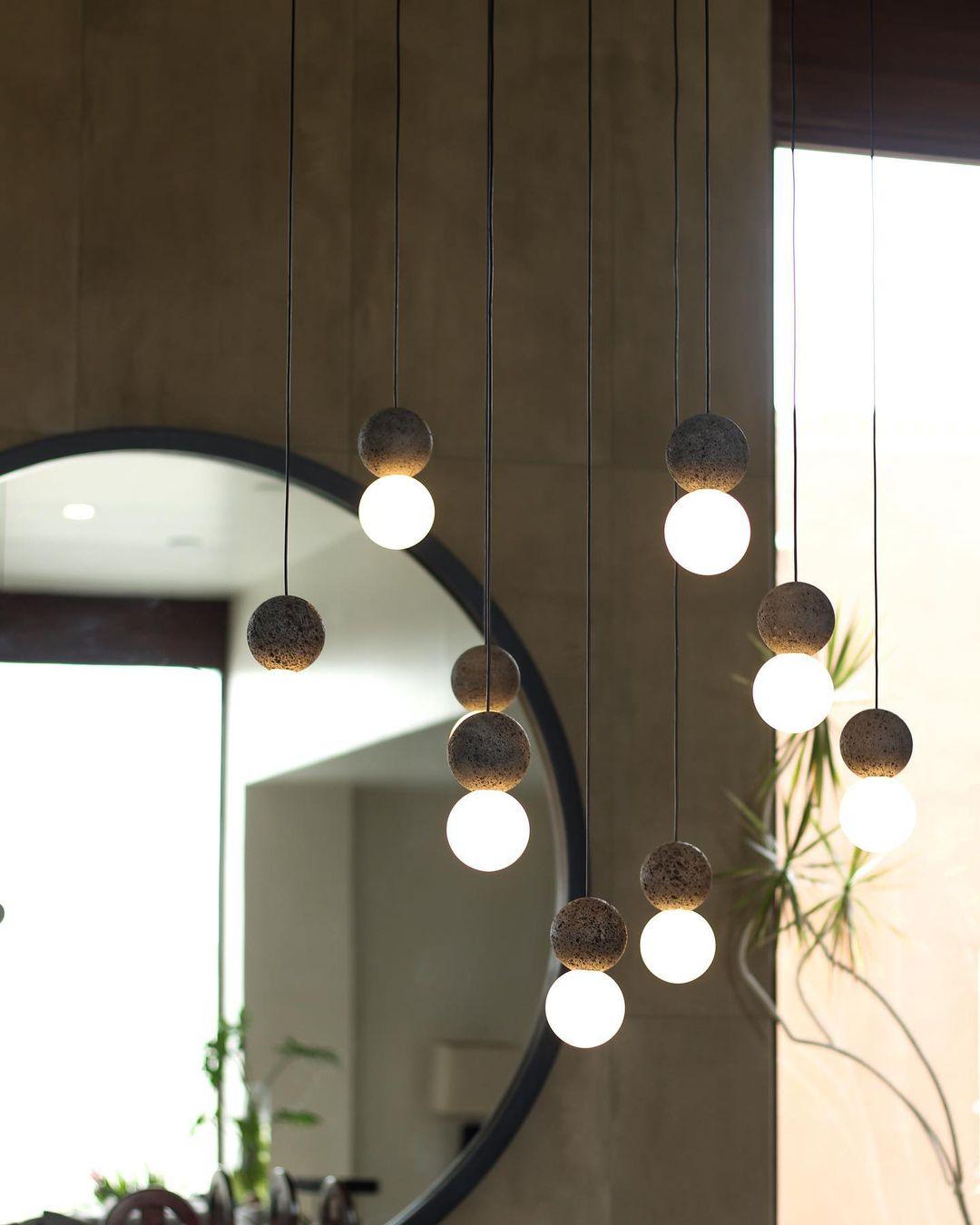 Joss Cement Minimalist Pendant Lamp