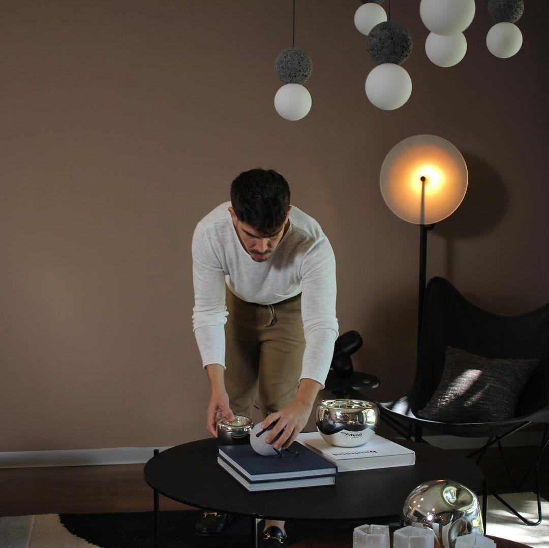 Joss Cement Minimalist Pendant Lamp