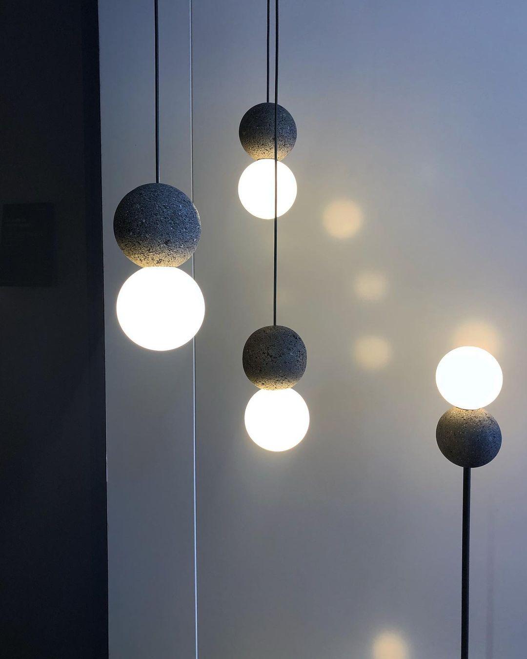 Joss Cement Minimalist Pendant Lamp