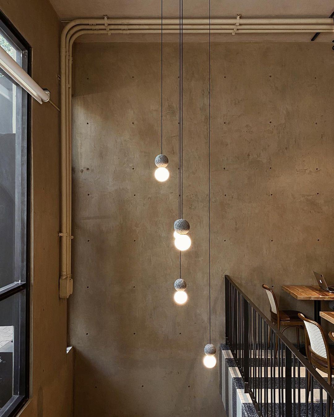 Joss Cement Minimalist Pendant Lamp