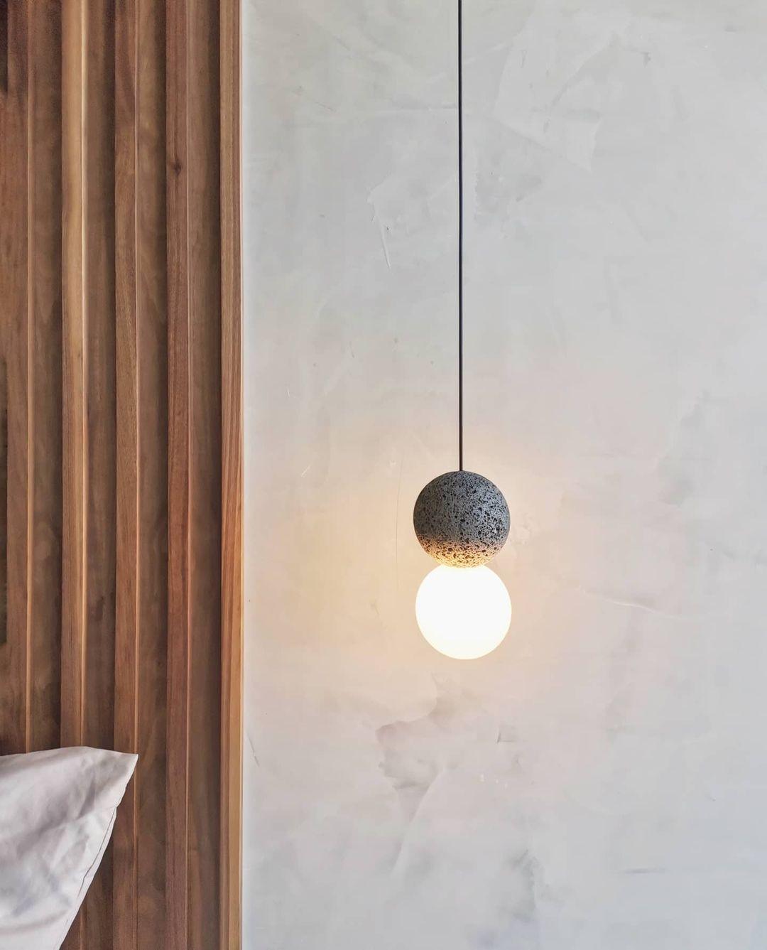 Joss Cement Minimalist Pendant Lamp