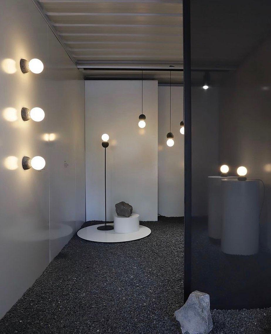 Joss Cement Minimalist Pendant Lamp