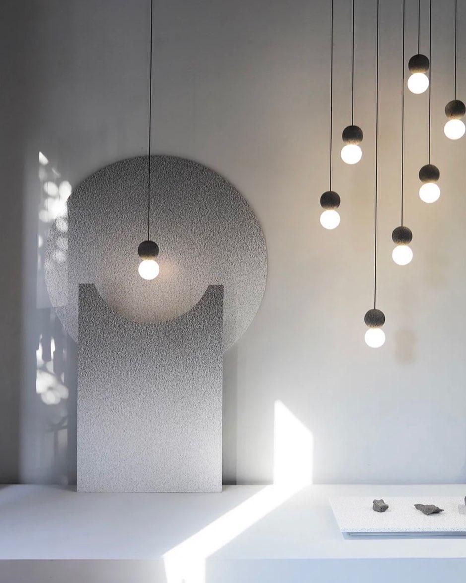 Joss Cement Minimalist Pendant Lamp